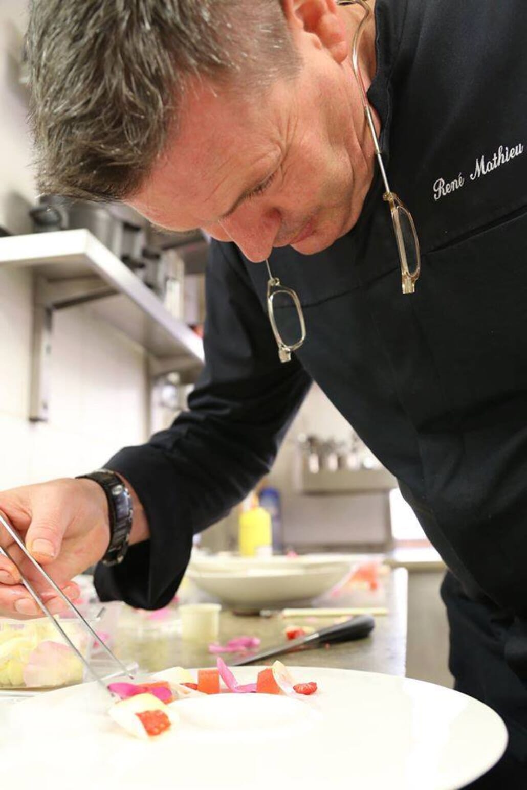 René mathieu chef à la Distillerie, meilleur restaurant végétal du monde !